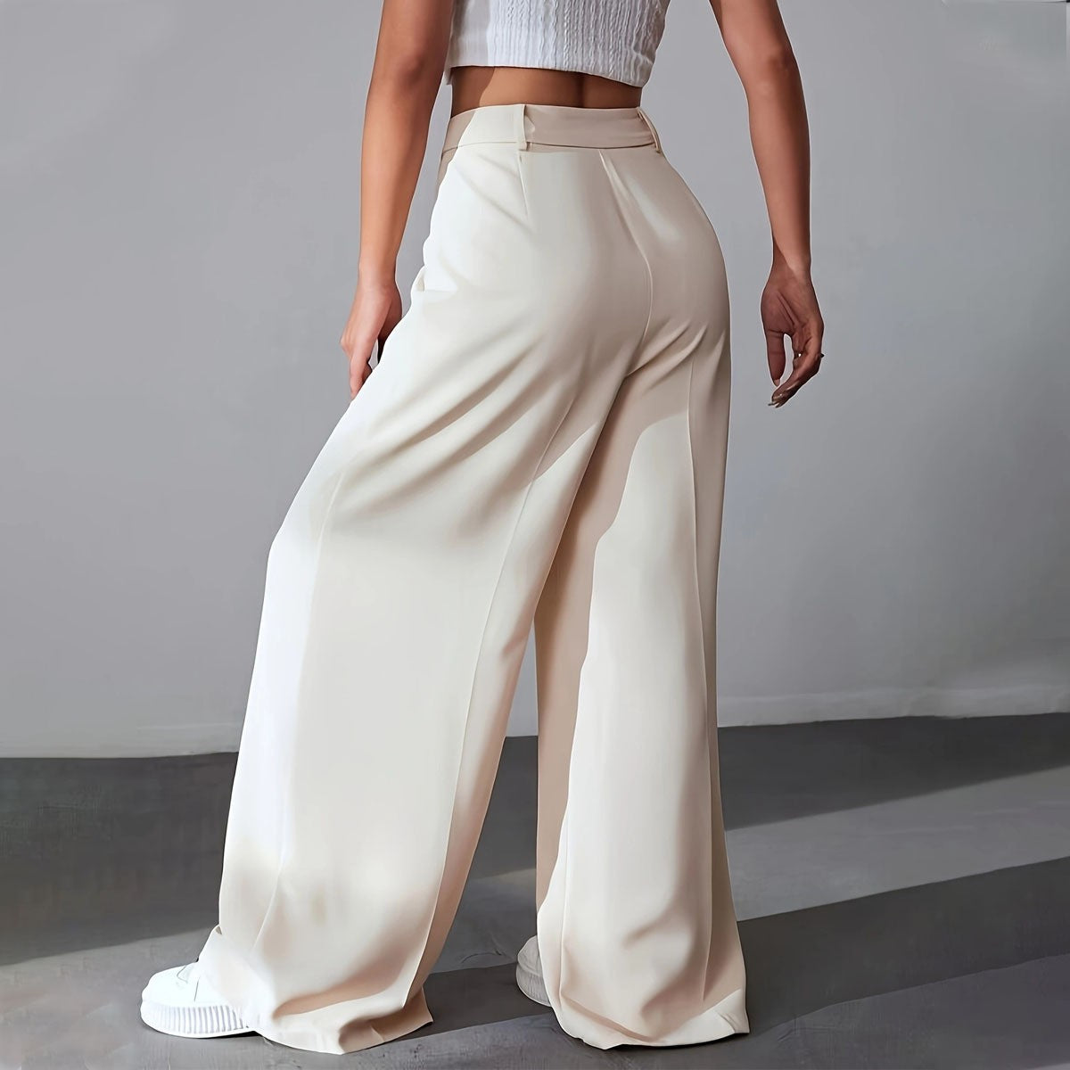 Pantalon Large & Taille Haute