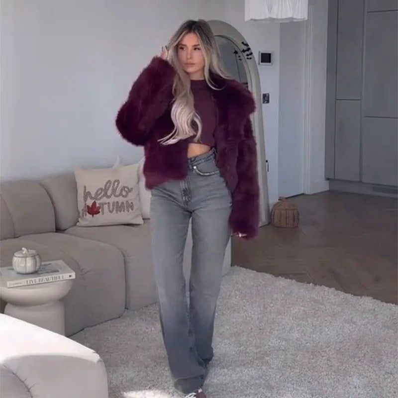 Veste en Fourrure Taille Court - Amira Paris