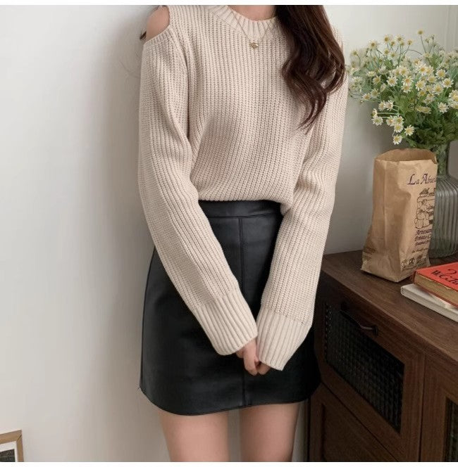 Jupe en Cuir PU & Taille Haute - Amira Paris