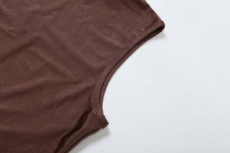Robe à Col Haut sans manches - Amira Paris