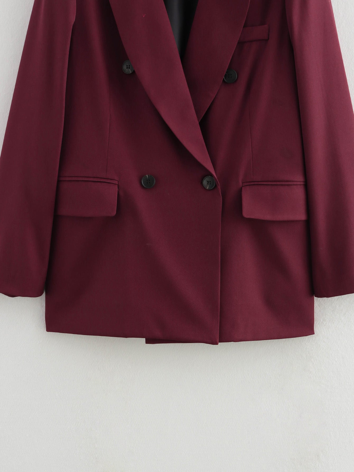 Blazer Bordeaux & Haut Croisé - Amira Paris