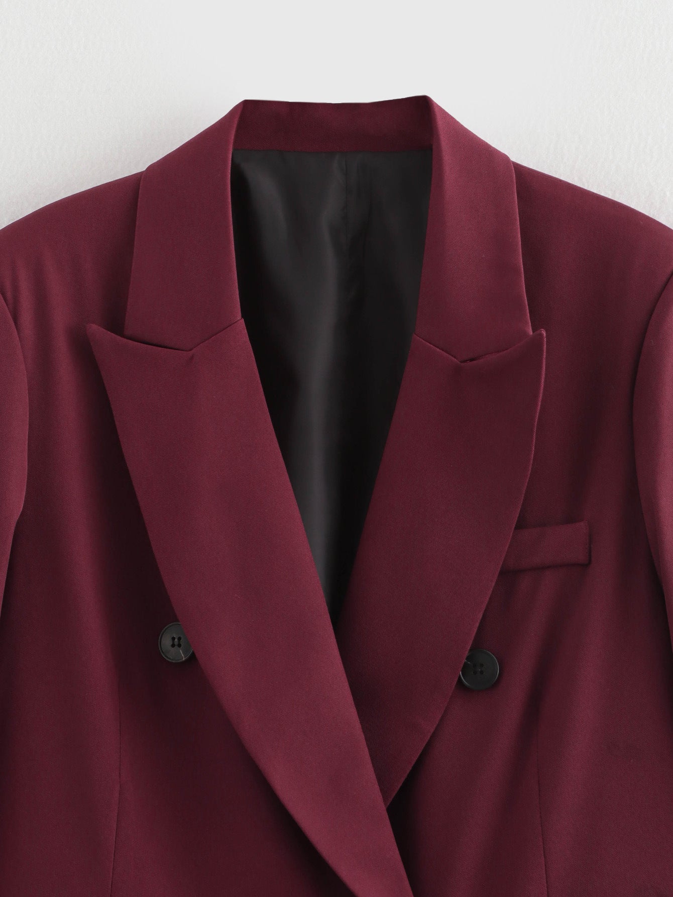 Blazer Bordeaux & Haut Croisé - Amira Paris