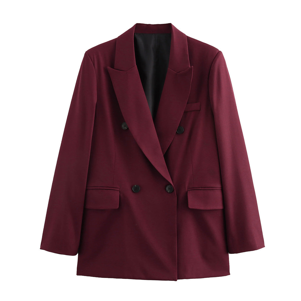 Blazer Bordeaux & Haut Croisé - Amira Paris