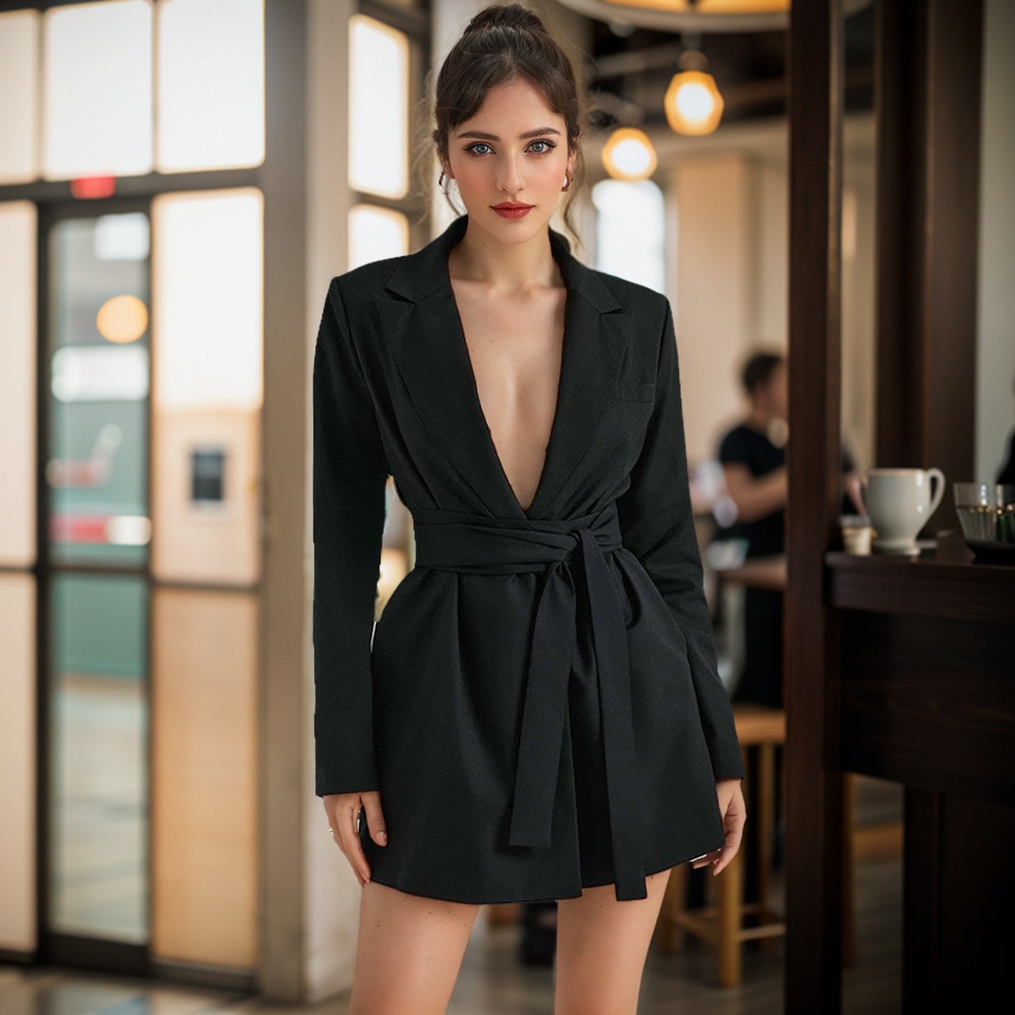 Blazer Long & Manches Longues - Amira Paris