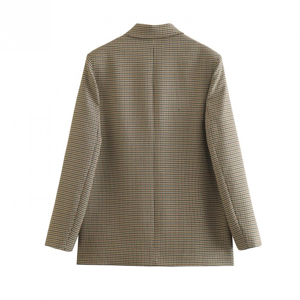Blazer Croisé à Carreaux - Amira Paris