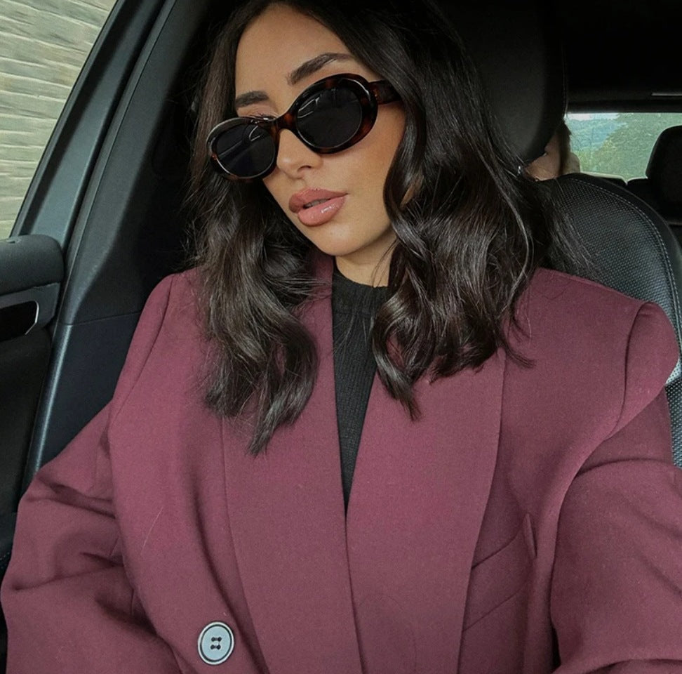 Blazer Bordeaux & Haut Croisé - Amira Paris