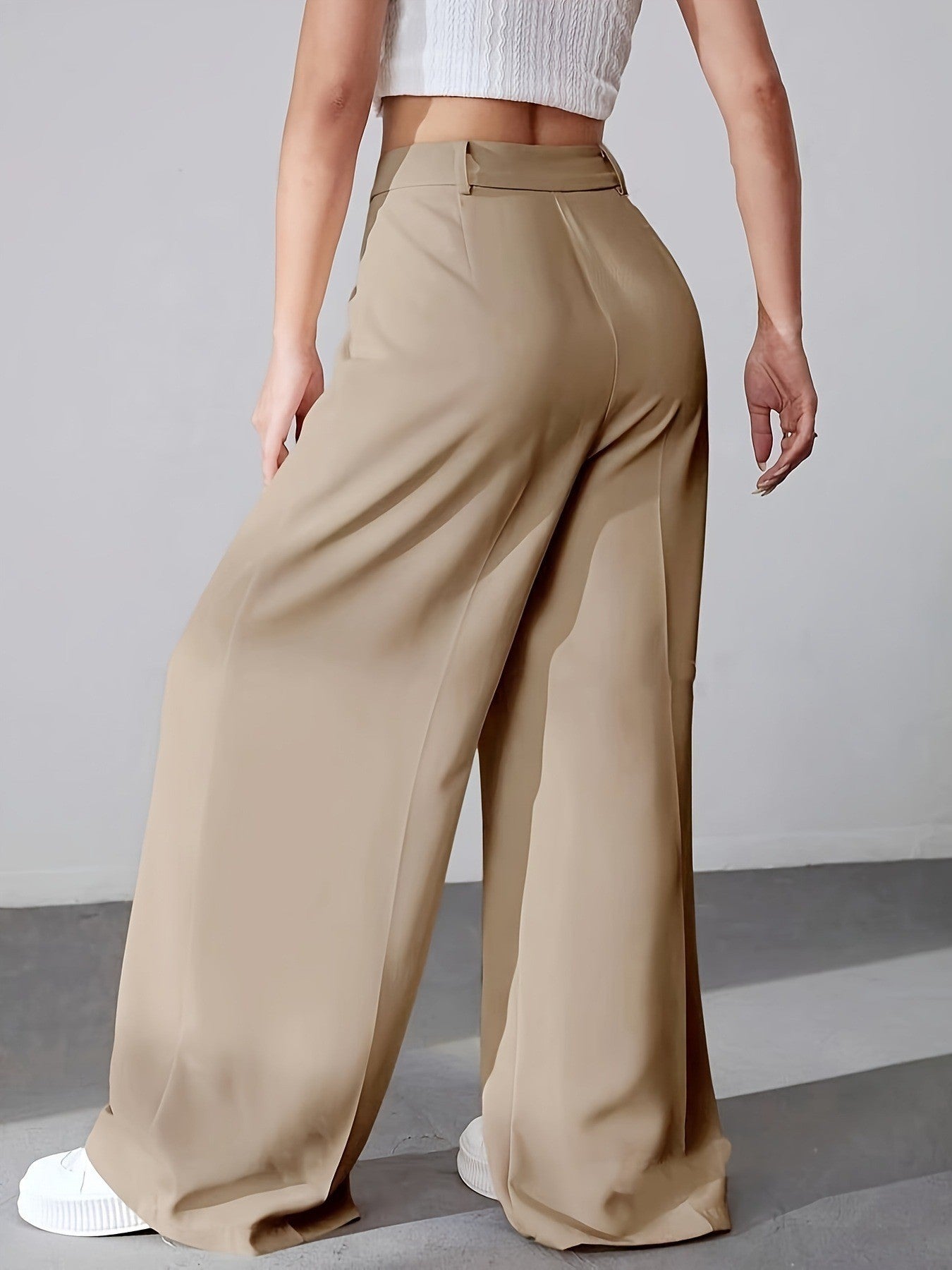 Pantalon Large & Taille Haute