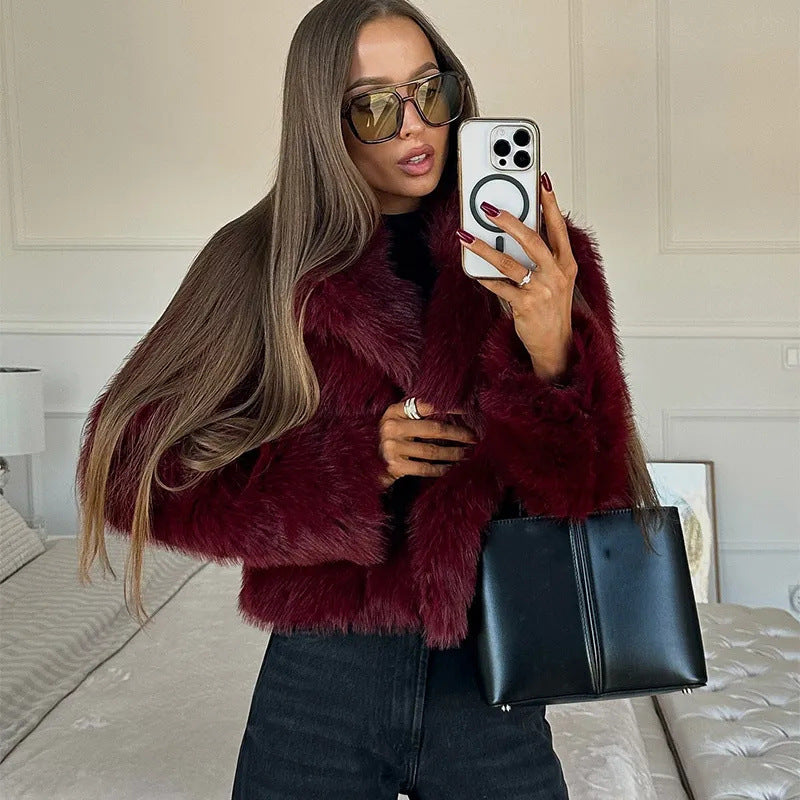 Veste en Fourrure Taille Court - Amira Paris