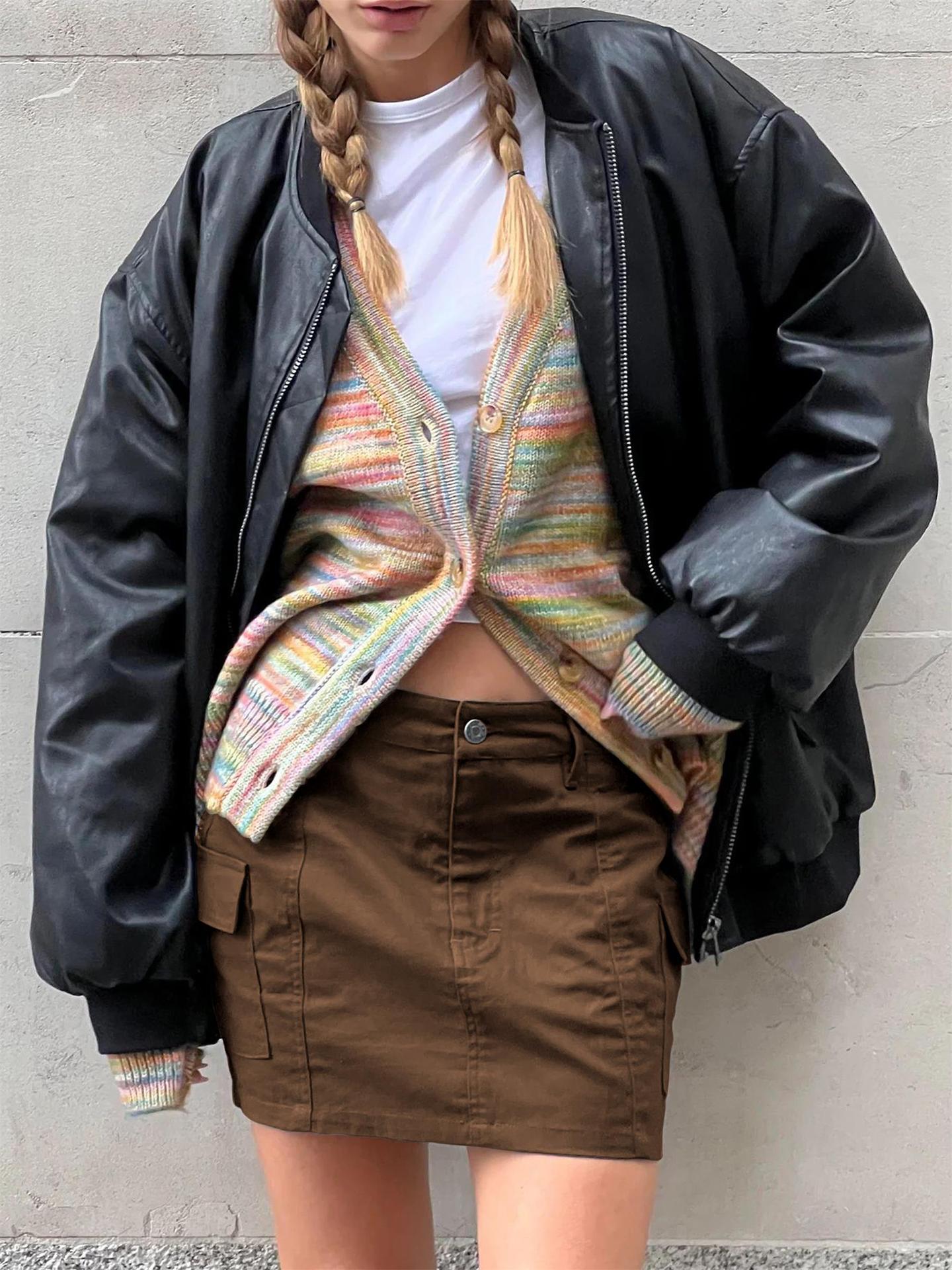 Jupe Trapèze avec Poche - Amira Paris