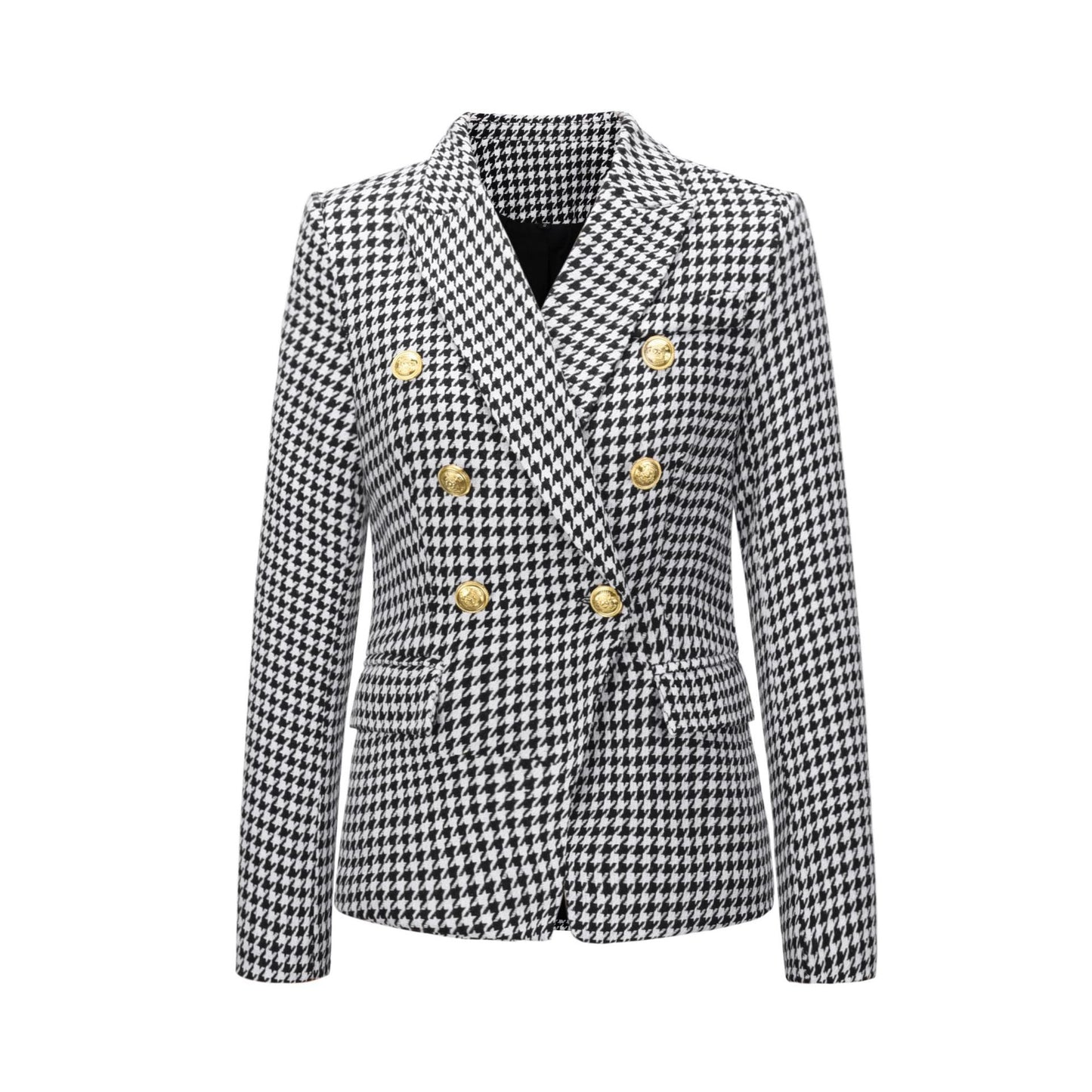 Blazer Croisé à Carreaux - Amira Paris