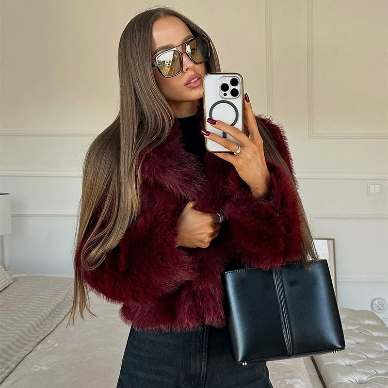Veste en Fourrure Taille Court - Amira Paris