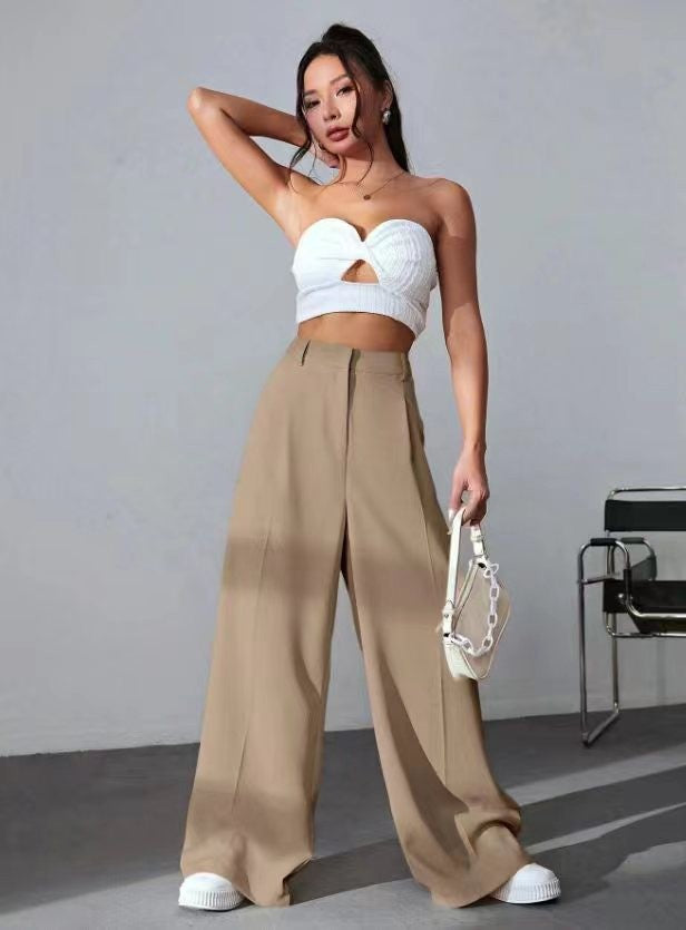Pantalon Large & Taille Haute