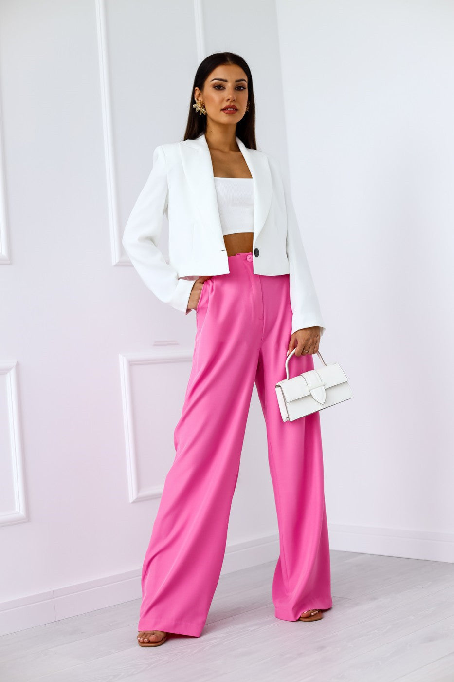 Blazer Court Revers Boutonnés - Amira Paris