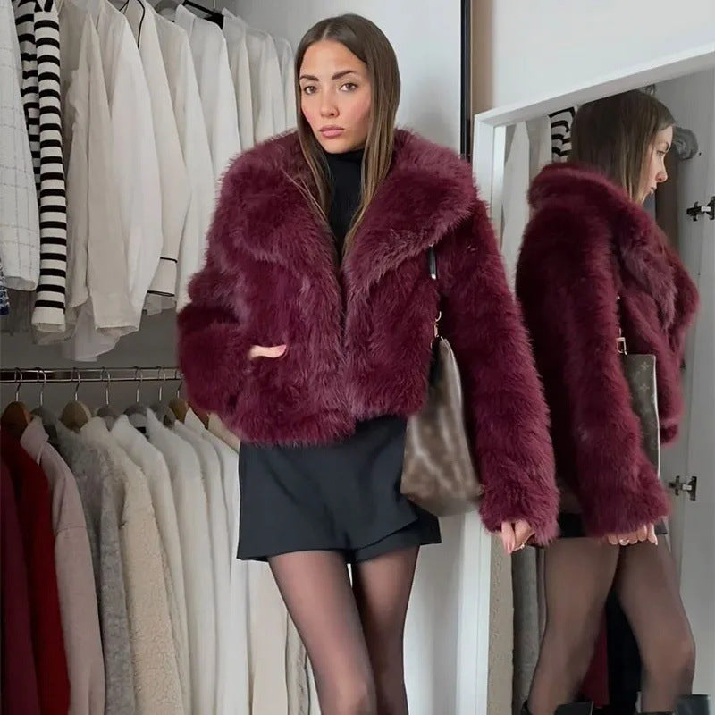 Veste en Fourrure Taille Court - Amira Paris