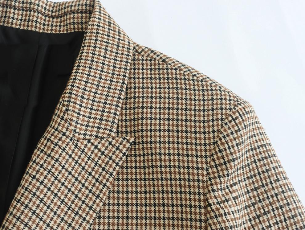 Blazer Croisé à Carreaux - Amira Paris