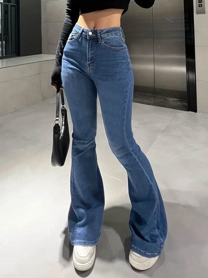 Jean évasé Taille Haute Coupe Large