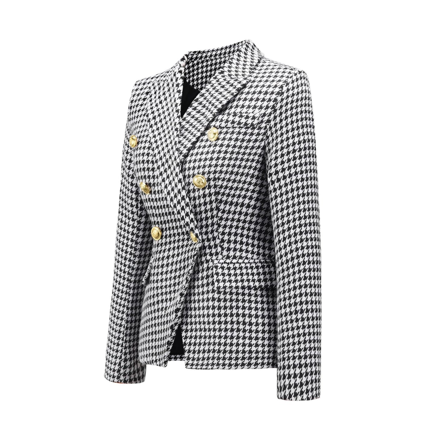 Blazer Croisé à Carreaux - Amira Paris
