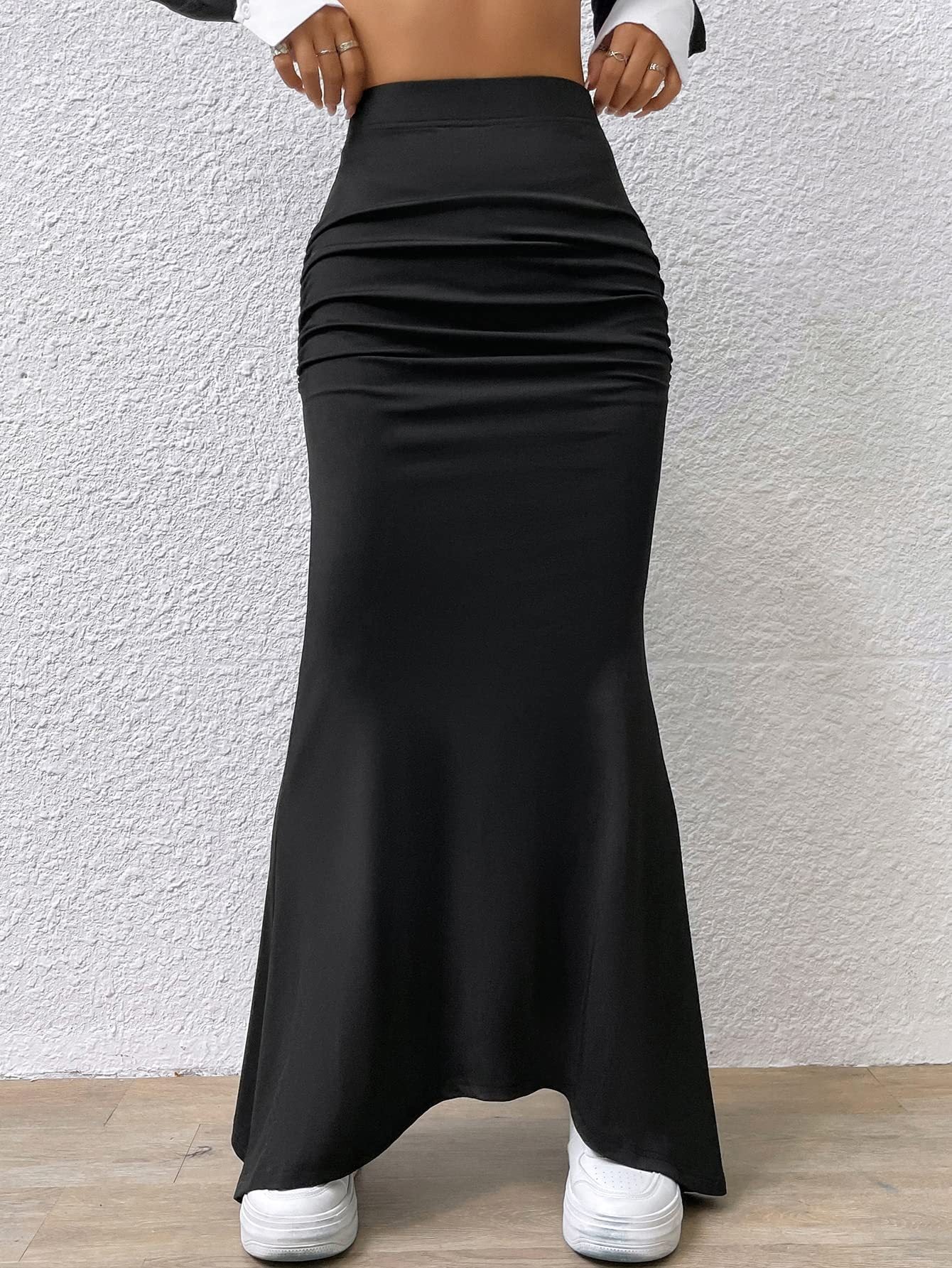 Jupe Longue en Taille Haute - Amira Paris