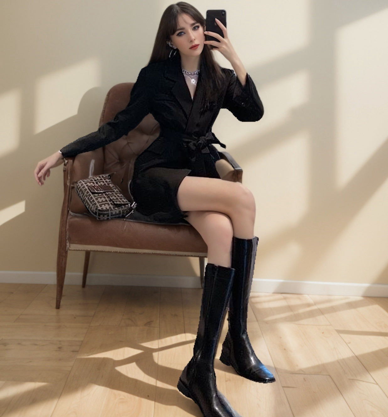 Blazer Long & Manches Longues - Amira Paris