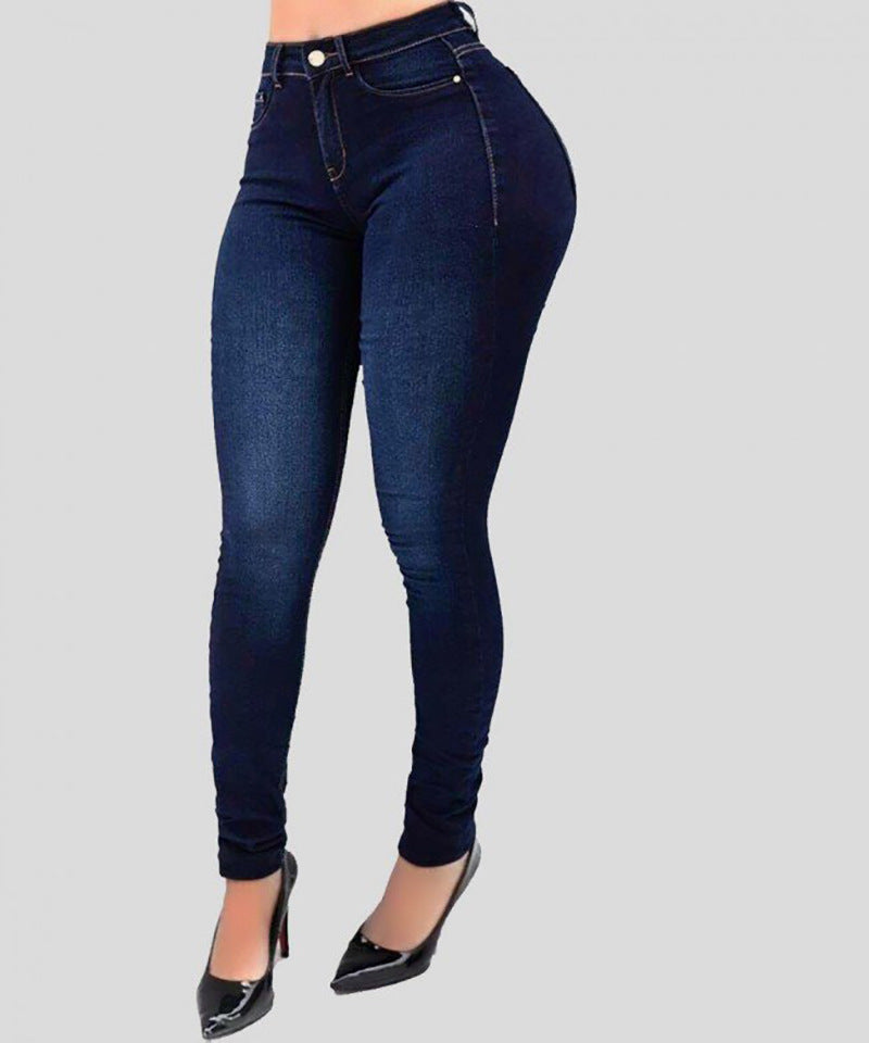 Jean Slim Taille Haute