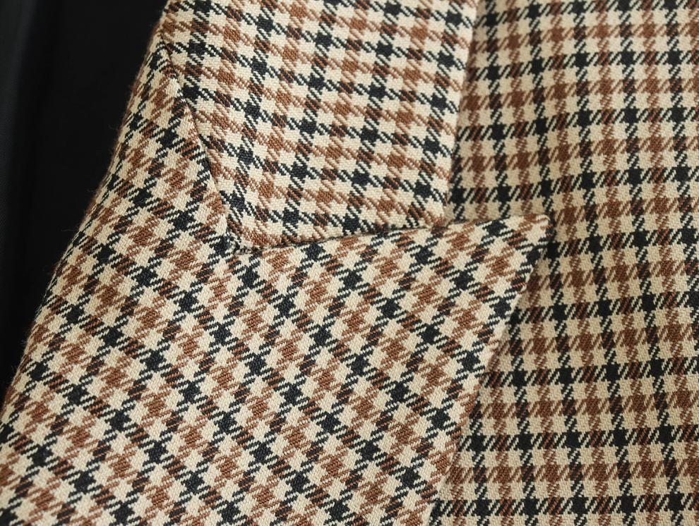 Blazer Croisé à Carreaux - Amira Paris