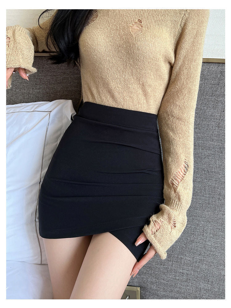 Jupe Slim Irregulière & Taille Haute - Amira Paris
