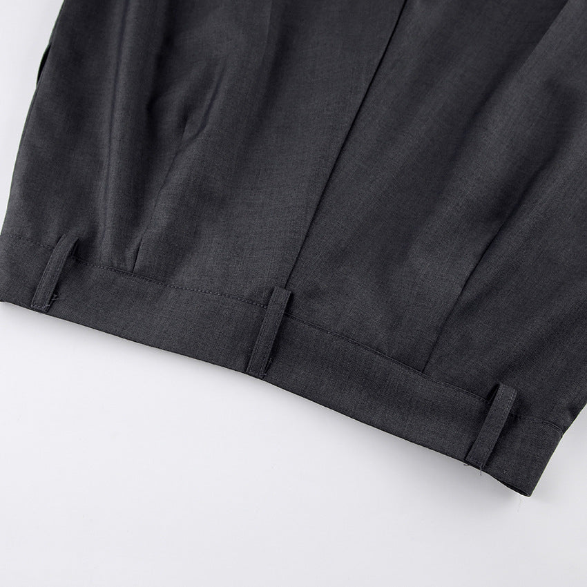 Pantalon Tailleur Coupe Droite & Large
