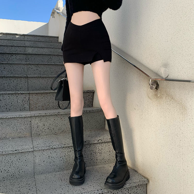 Jupe Courtes à Taille en V - Amira Paris