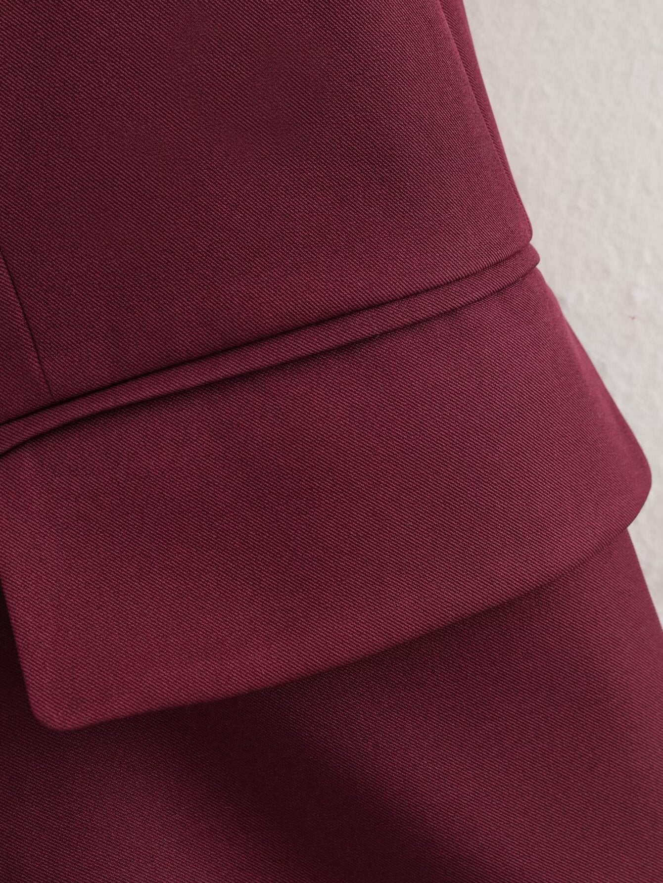 Blazer Bordeaux & Haut Croisé - Amira Paris