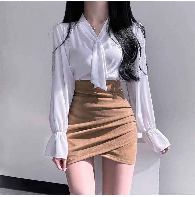 Jupe Courte Irregulière & Taille Haute - Amira Paris