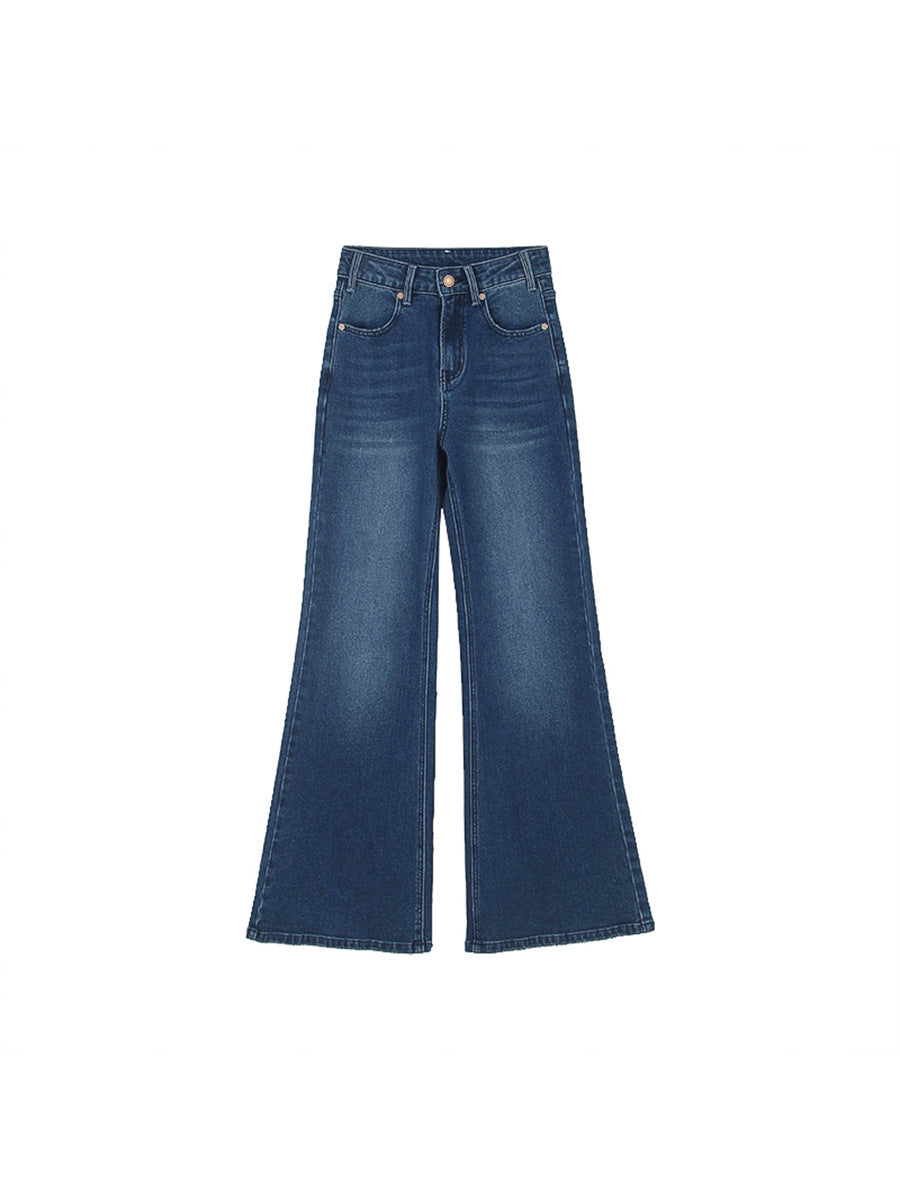 Jean Taille Haute Coupe Large