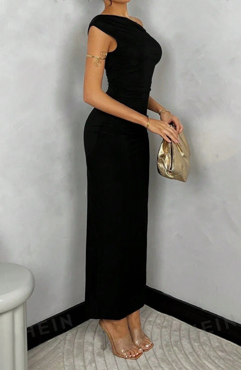Robe Slim une épaule - Amira Paris