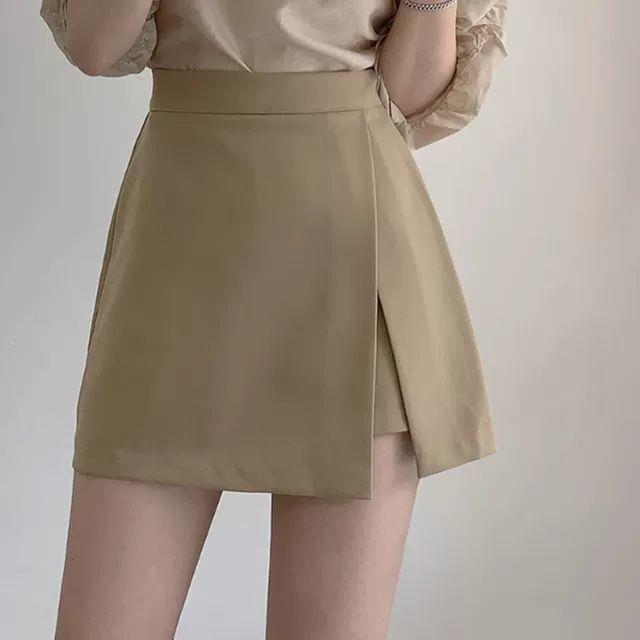 Jupe avec Fente & Taille Haute - Amira Paris