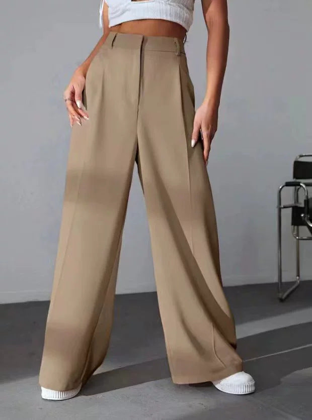 Pantalon Large & Taille Haute