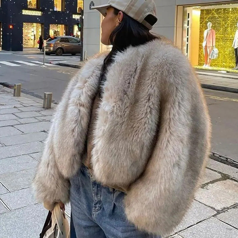 Veste Taille Court en Fourrure de Toscane - Amira Paris