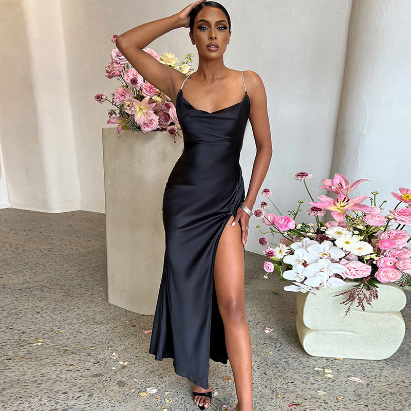 Robe Moulante à Bretelles - Amira Paris