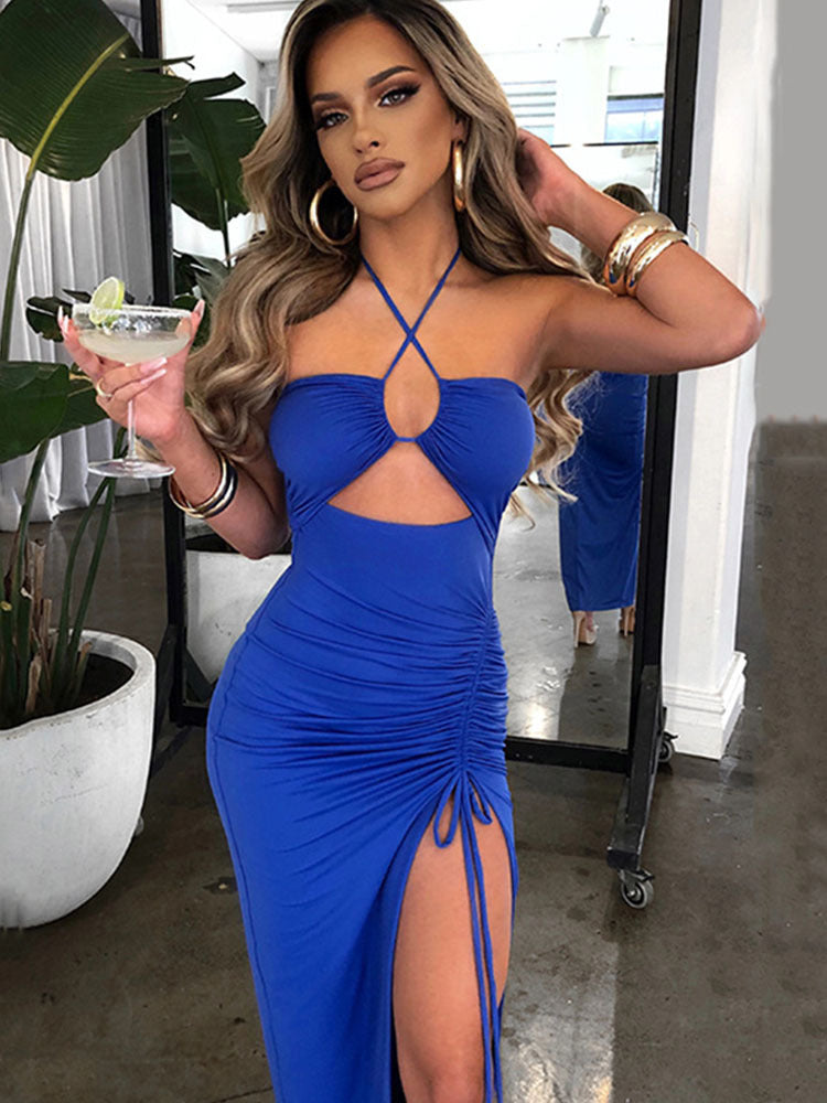 Robe à Fente Haute - Amira Paris
