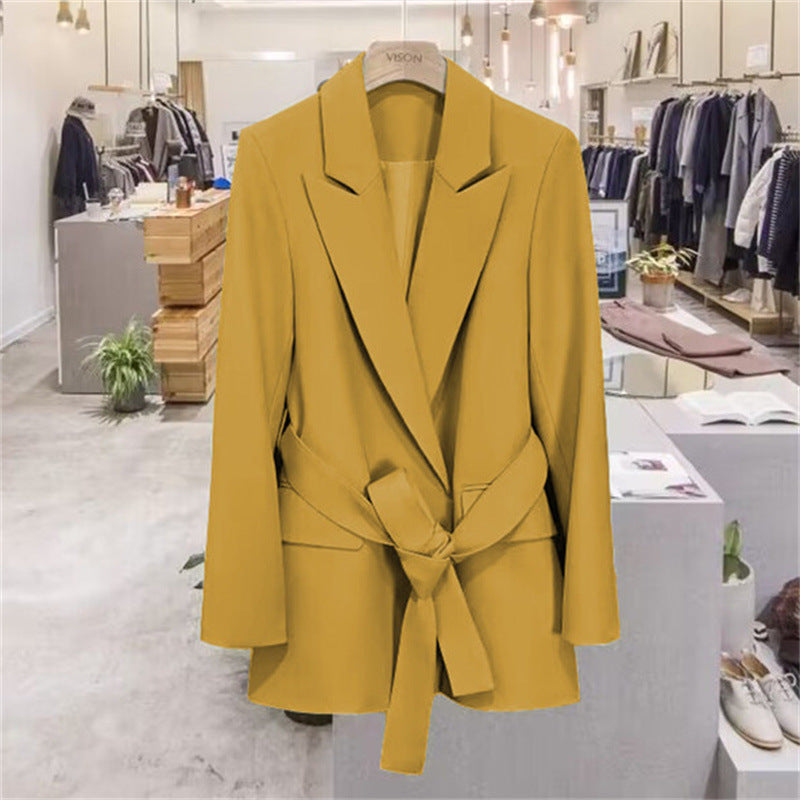 Blazer Long Ceinturé - Amira Paris