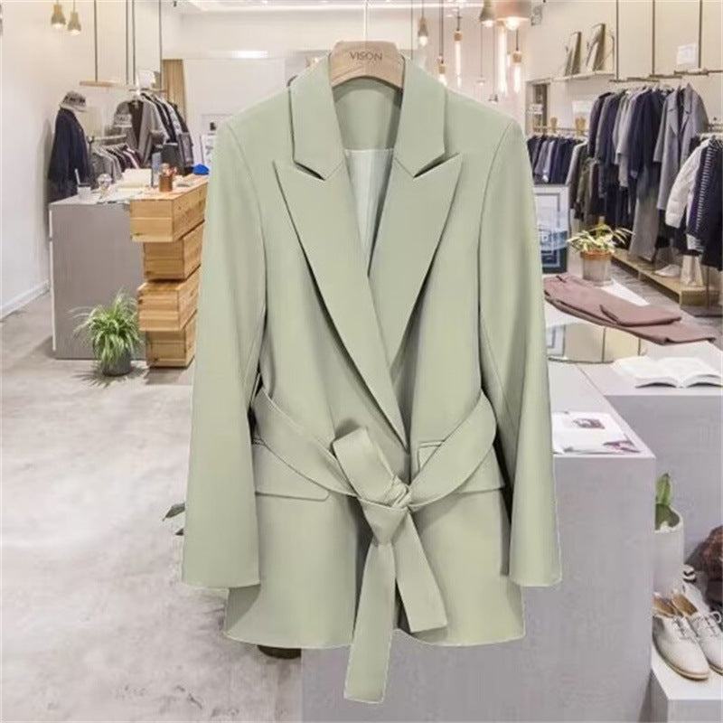Blazer Long Ceinturé - Amira Paris
