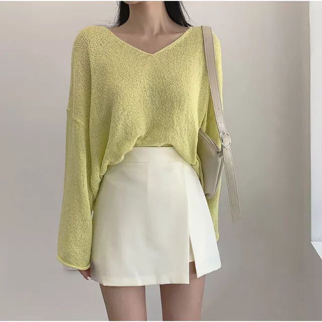 Jupe avec Fente & Taille Haute - Amira Paris