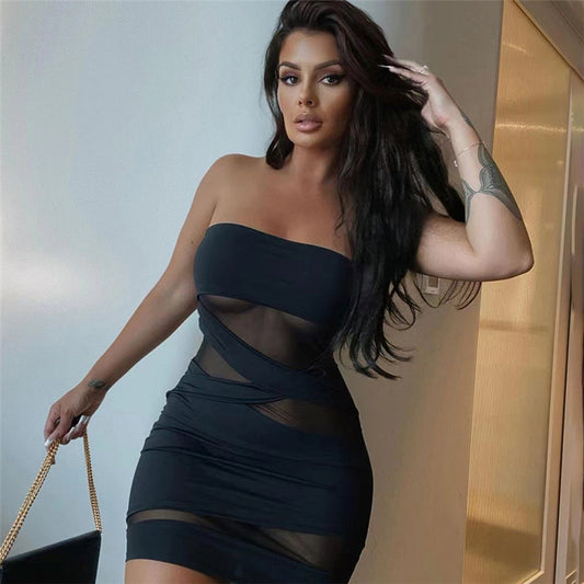 Robe Moulante Transparente - Amira Paris