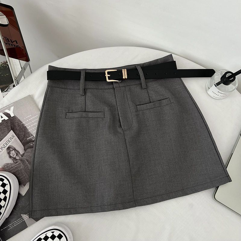 Jupe avec Ceinture & Taille Haute - Amira Paris